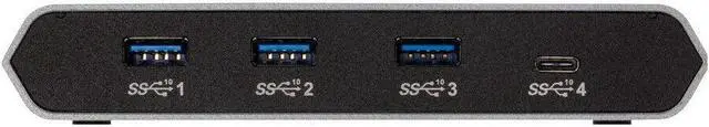 Alt view image 5 of 14 - ATEN 2-Port USB-C Gen 2 Sharing Switch with Power Pass-through US3342