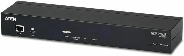 Alt view image 8 of 9 - ATEN KN1000A REMOTE 1P VGA KVM OVER IP SW. W/PDU