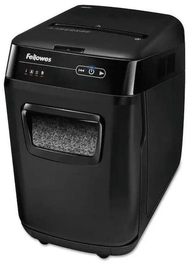 Alt view image 8 of 20 - AutoMax 200M Auto Feed Shredder 200 Sheet Capacity Black