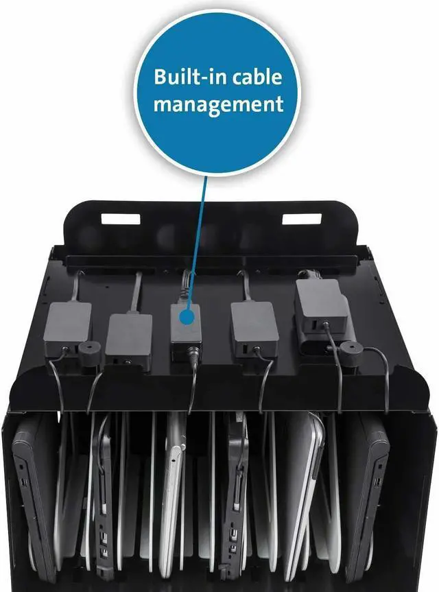 Alt view image 14 of 20 - Kensington Universal Laptop/Tablet AC Lock & Charge Station - Metal