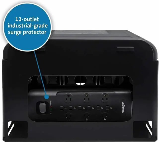 Alt view image 17 of 20 - Kensington Universal Laptop/Tablet AC Lock & Charge Station - Metal
