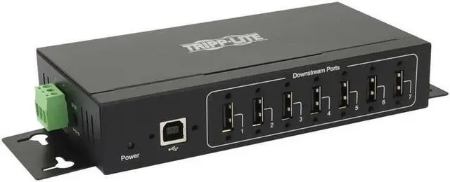 Alt view image 11 of 20 - USB 20 HUB INDUSTRIAL 7PORT 15KV ESD