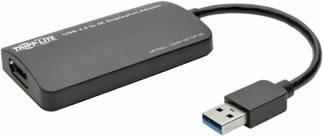 Alt view image 14 of 15 - Tripp Lite USB SuperSpeed DisplayPort External Monitor Graphic Adapter 4K x 2K