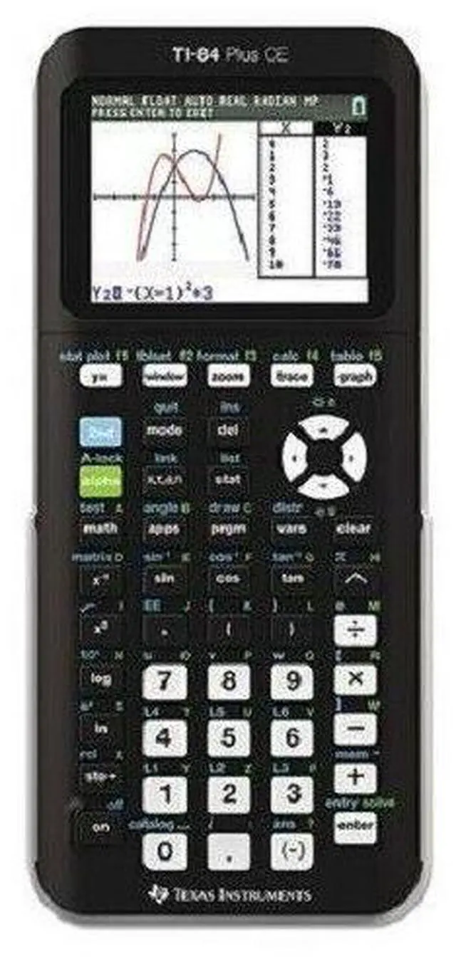 Alt view image 17 of 20 - Ti84 Plus Ce Graphing Black