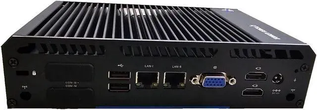 Alt view image 3 of 7 - KA-EDGE i3 Rugged Durable Tiny Lowpower Fanless PC, i3-5005u/8gb/128GB/NO OS