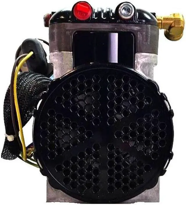 Alt view image 3 of 7 - Gast 87R647 Oil Free Twin Cylinder Vacuum Pump 1/2HP 120/240V, 6.2A