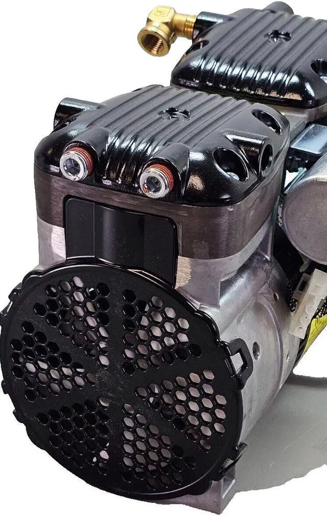 Alt view image 5 of 7 - Gast 87R647 Oil Free Twin Cylinder Vacuum Pump 1/2HP 120/240V, 6.2A
