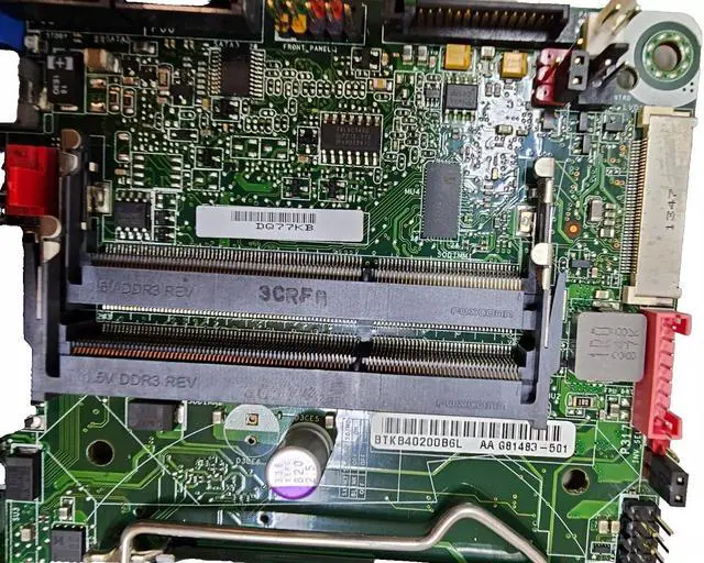 Alt view image 6 of 6 - Intel DQ77KB Executive Series mini-ITX LGA1155 (2nd/3rd Gen) Q77 DDR3 Dual NIC - OEM