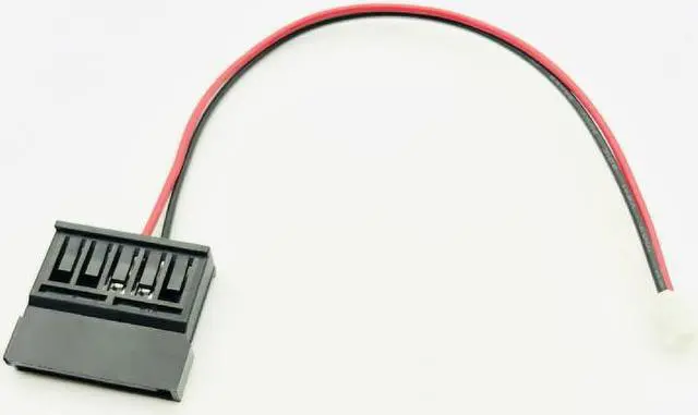 Alt view image 2 of 5 - Computer Cables Mini 2Pin to SATA Power Cable Sleeved Cable PC SATA Power Connector SATA Power Adapter Cables 22AWG 15cm