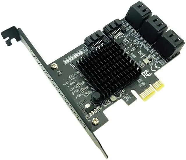 Alt view image 3 of 6 - M2 SSD NGFF to SATA Adapter 6Gbps NGFF M.2 Adapter Card 22-Pin SATA III for NGFF M.2 SATA Converter for Laptop Desktop