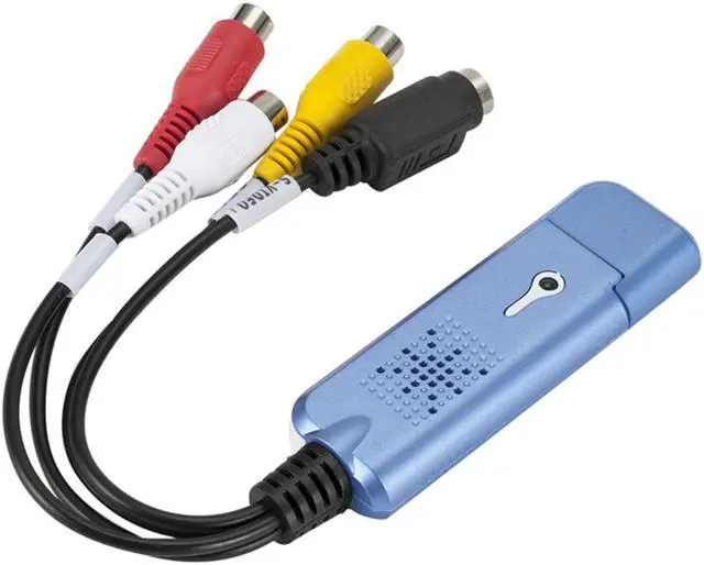 Alt view image 2 of 6 - Audio Video Capture Adapter VHS USB 2.0 For Capture Device DVD DVR TV Capture Card Converter Support Win10 For MAC IOS Drive