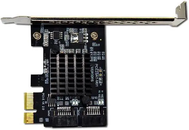 Alt view image 6 of 6 - Add On Card Controller SATA 3 SATA3 PCI E/PCIE SATA PCI Express SATA Card/Multiplier/Expansion SATA3.0 6Gb 2Port Adapter