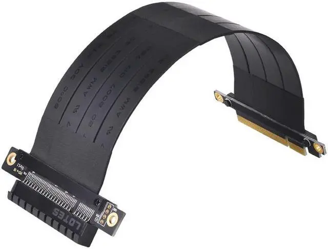 Alt view image 5 of 6 - Add On Card PCIE/PCI-E Riser Card PCI Express Extension Cable Riser PCI E 8X Male to 8X Female Riser Cable for BTC Mining
