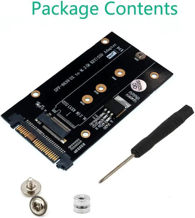 Alt view image 6 of 6 - Add On Cards U.2 SFF-8639 to M2 SSD Adapter U.2 to M.2 NVME SSD M Key Expansion Card Board for 2230 2242 2260 2280 M2 SSD