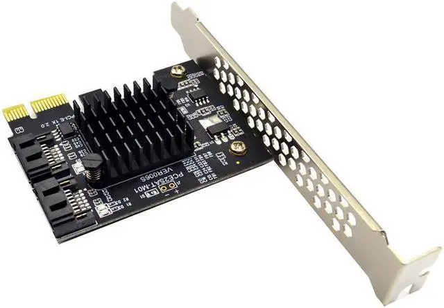 Alt view image 3 of 6 - Add On Card Controller SATA 3 SATA3 PCI E/PCIE SATA PCI Express SATA Card/Multiplier/Expansion SATA3.0 6Gb 2Port Adapter