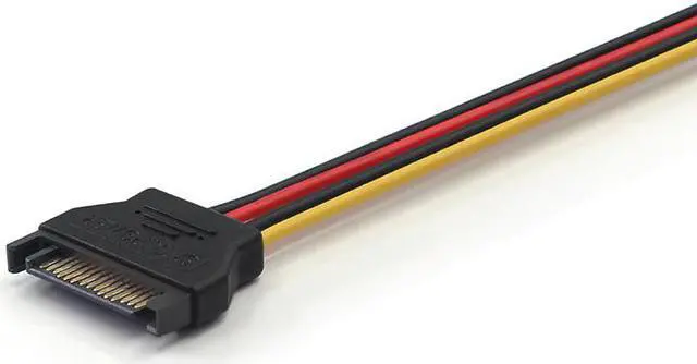 Alt view image 5 of 5 - SHIP! High Quality 20cm 15 Pin SATA Male To Molex IDE 4 Pin Female Adapter Extension Power Cable For Computer Hard Drive