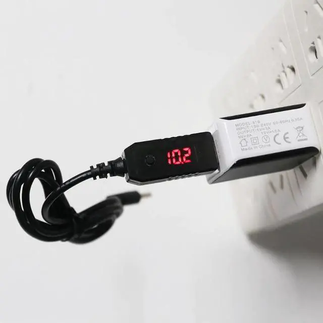 Alt view image 3 of 5 - 3.0 USB To 5V-12V Adjustable Voltage Step Up 5.5x2.1mm Cable Power Boost supply Line For WiFi Router LED Strip 12V Device