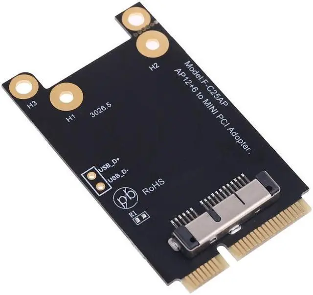 Alt view image 3 of 6 - BCM94331CD BCM94360CD BCM943602CS BCM94360CSAX to Mini PCI-E Adapter Card Wireless Cards Laptop Accessories
