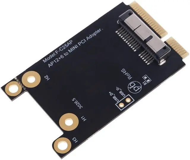 Alt view image 2 of 6 - BCM94331CD BCM94360CD BCM943602CS BCM94360CSAX to Mini PCI-E Adapter Card Wireless Cards Laptop Accessories