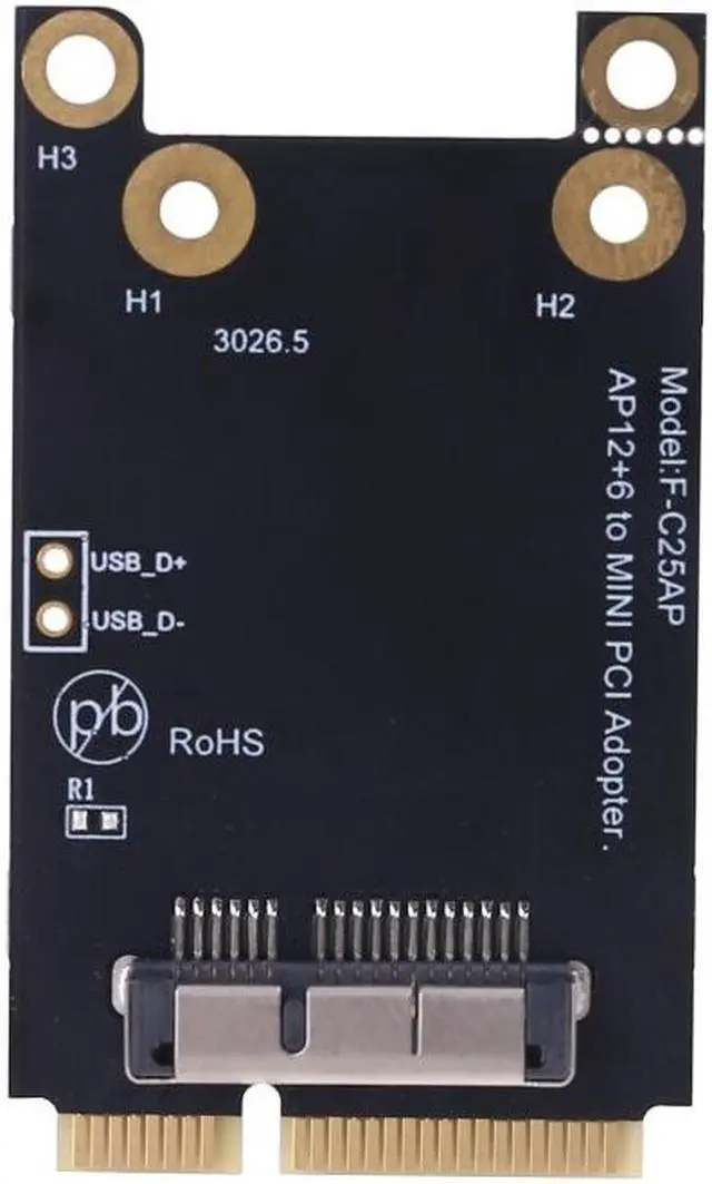 Alt view image 5 of 6 - BCM94331CD BCM94360CD BCM943602CS BCM94360CSAX to Mini PCI-E Adapter Card Wireless Cards Laptop Accessories