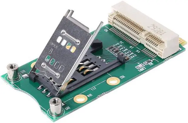 Alt view image 3 of 6 - Mini PCI-E Adapter with SIM Card Slot for 3G/4G WWAN LTE GPS Card Mini PCI-e Adapter