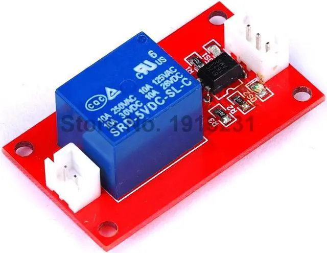 Main image of 5V 1 Channel Relay Module Low Level Trigger with Optocoupler Relay Output 1 way Relay Module for Arduino