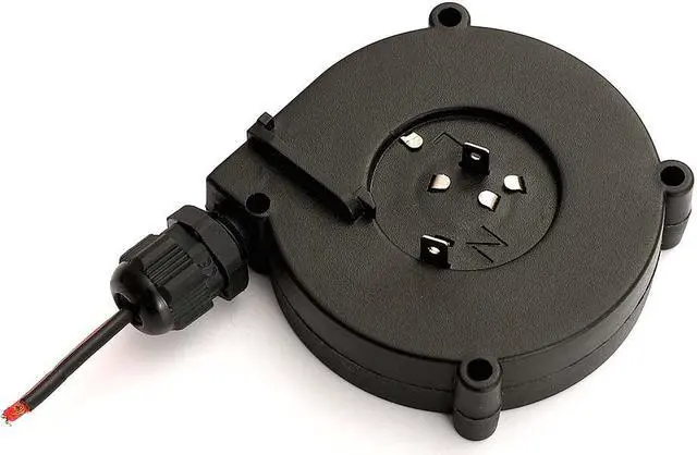 Alt view image 4 of 6 - Mini cable reel, small retractable power cord reel, multi-purpose