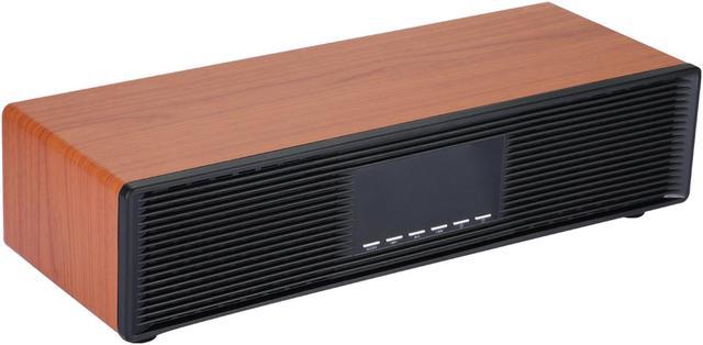 Phaseotech, Bluetooth Speakers, 30W Loud Wood Home/Outdoor