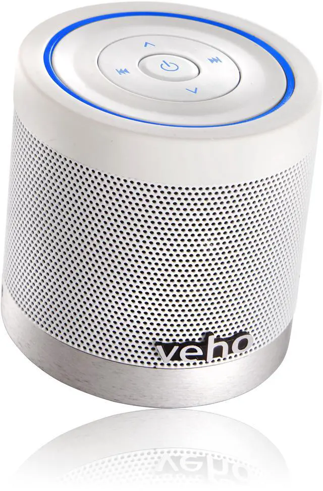 Alt view image 15 of 20 - Veho M-4 Bluetooth Portable Rechargeable Speaker (White)