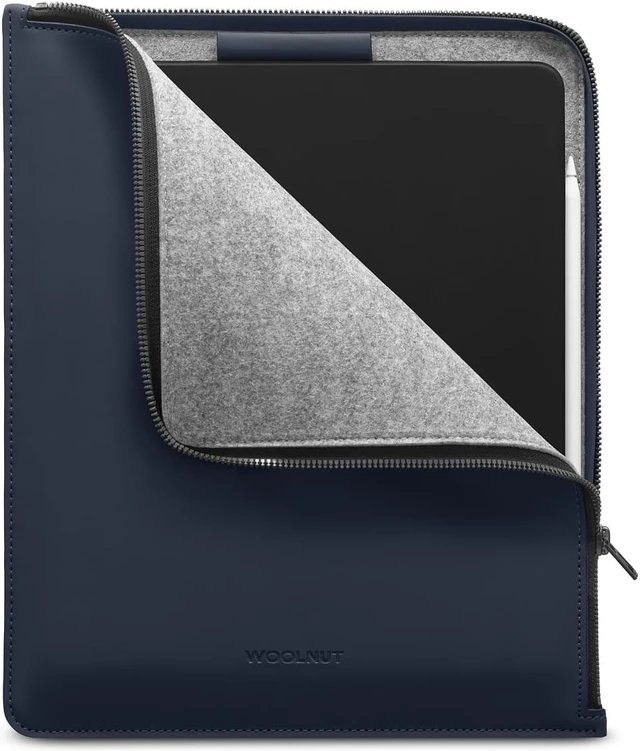 Alt view image 3 of 6 - Coated PU Folio for 12.9-inch iPad Pro - Blue