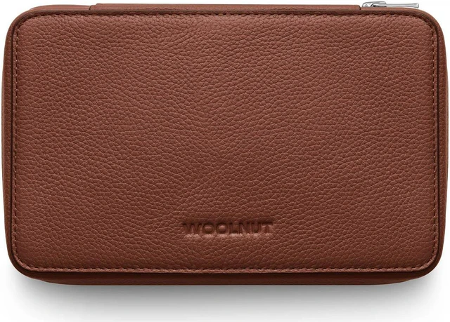 Alt view image 4 of 7 - Leather Tech Organizer - Cognac