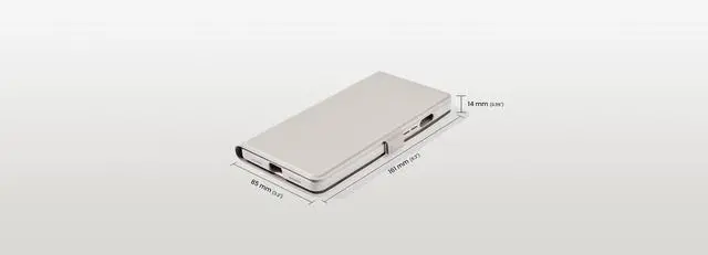 Alt view image 2 of 7 - ONYX BOOX 6.13" Palma Series Flip-fold Cover Case White