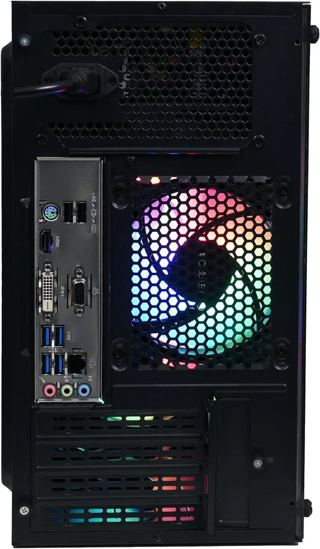 Alt view image 2 of 2 - M MUIKEUHD Gaming desktop AMD Ryzen 7 5700G 16GB (8*2) DDR4 3200MHz 500GB M. 2 NVMe 350W PSU Windows 11 Pro Gaming PC Black