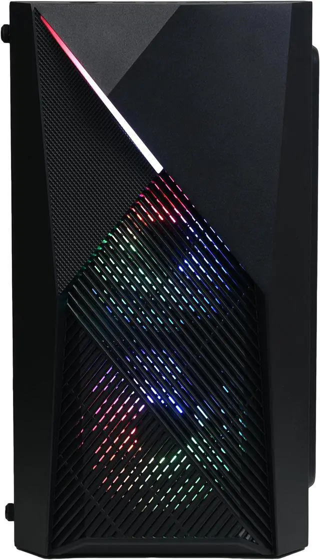 Main image of M MUIKEUHD Gaming desktop AMD Ryzen 7 5700G 16GB (8*2) DDR4 3200MHz 500GB M. 2 NVMe 350W PSU Windows 11 Pro Gaming PC Black