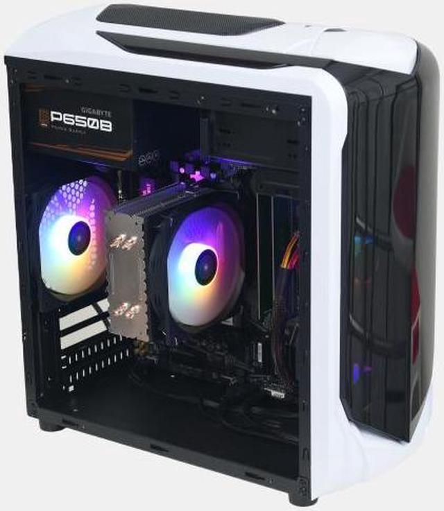 Alt view image 2 of 5 - M MUIKEUHD  Gaming PC Barebone Systems  AMD Ryzen 5 5600 16GB(8*2) DDR4 3200MHz  500GB M.2 NVMe 650W PSU  Windows 11 Pro  Gaming PC Barebone Systems