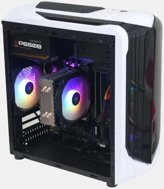 Alt view image 2 of 5 - M MUIKEUHD Gaming PC Barebone Systems AMD Ryzen 5 5600X 16GB (8*2) DDR4 3200MHz 500GB M. 2 NVMe 650W PSU Windows 11 Pro Gaming PC Barebone Systems  (Without Graphics Card )