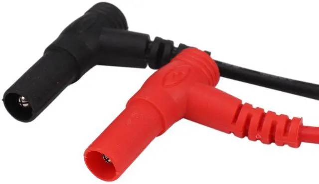 Alt view image 16 of 17 - Pair Banana Plug to Alligator Clip Test Lead Crocodile Clip Lab Test Cable with Banana Plug Heavy Duty 1M Long for Multimeter