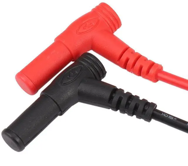 Alt view image 15 of 17 - Pair Banana Plug to Alligator Clip Test Lead Crocodile Clip Lab Test Cable with Banana Plug Heavy Duty 1M Long for Multimeter