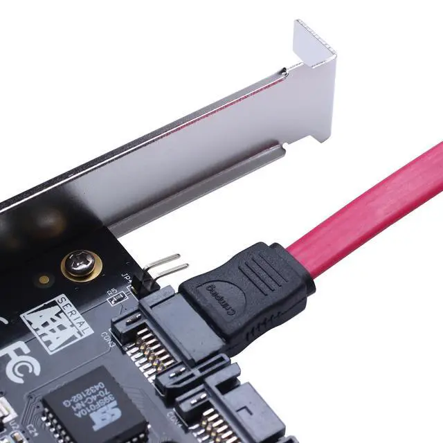 Alt view image 12 of 13 - Sata Pci 4 Port Expansion Card Sata Controller Pci Raid Card Pci To Sata Adpater Sata Pci Converter Card For Desktop/Computer