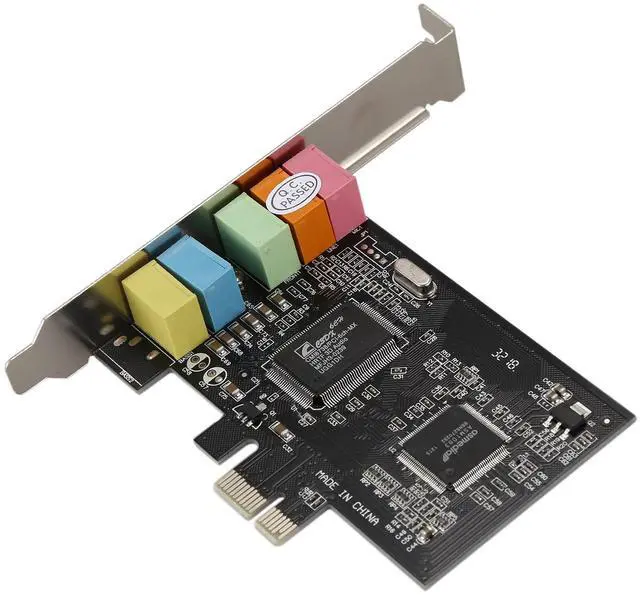 Alt view image 6 of 10 - PCI Express PCI-E 5.1 Channel 3D Audio 6 Channels Digital Sound Card For win XP