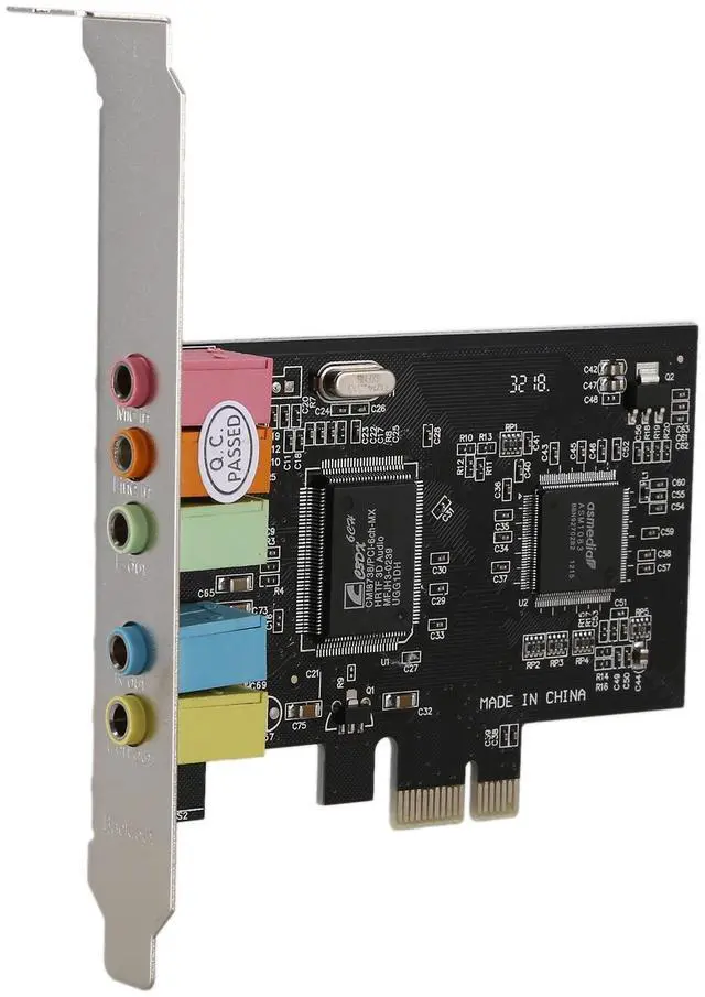Alt view image 4 of 10 - PCI Express PCI-E 5.1 Channel 3D Audio 6 Channels Digital Sound Card For win XP