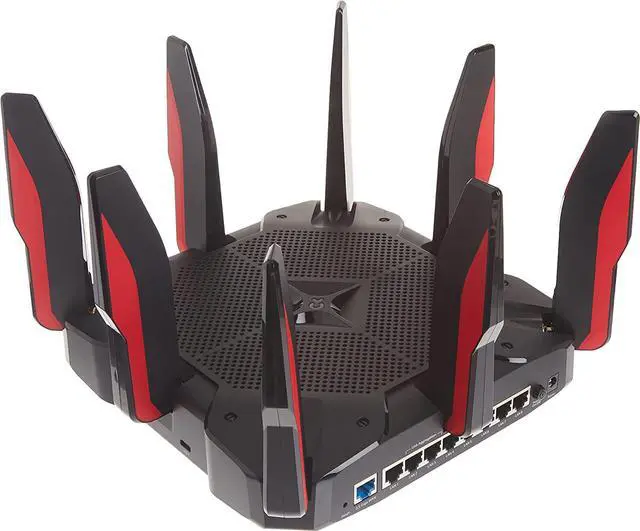 Alt view image 4 of 7 - TP-Link Archer AX11000 Tri-Band Wi-Fi 6 Router