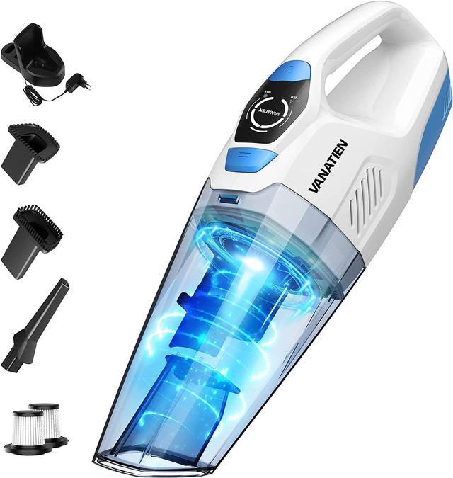 Hand Vacuum Cordless Powerful Suction Lightweight Mini Vacuum Wet Dry Quick  Charge Car Vacuum Cleaner For Pet Hair, Home Office And Car Cleaning