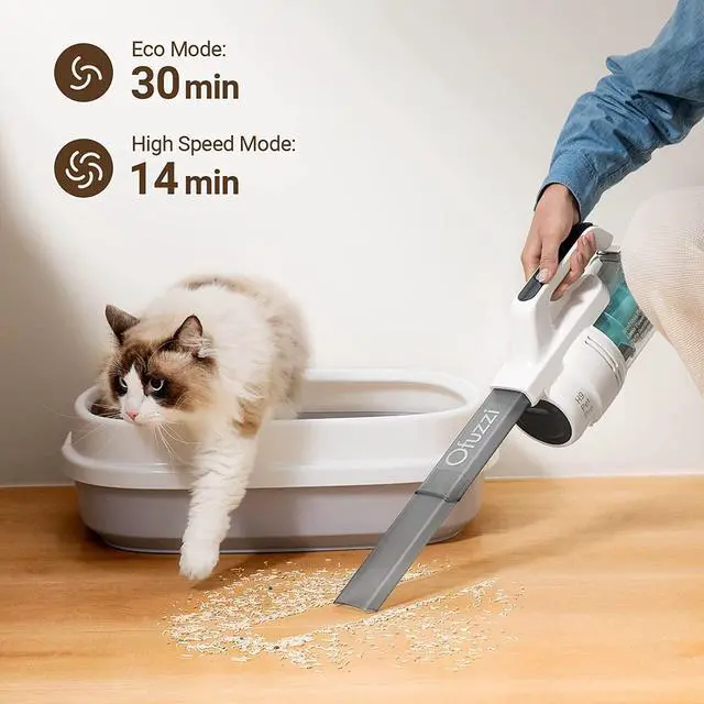 Alt view image 3 of 7 - Ofuzzi H9 Pet Pro 5-in-1 Cordless Handheld Vacuum, 13000Pa Strong Suction, Portable Handheld Vacuum, Lightweight with LED Light, Rechargeable Hand Held Vacuum for Home, Office, Pet and Car