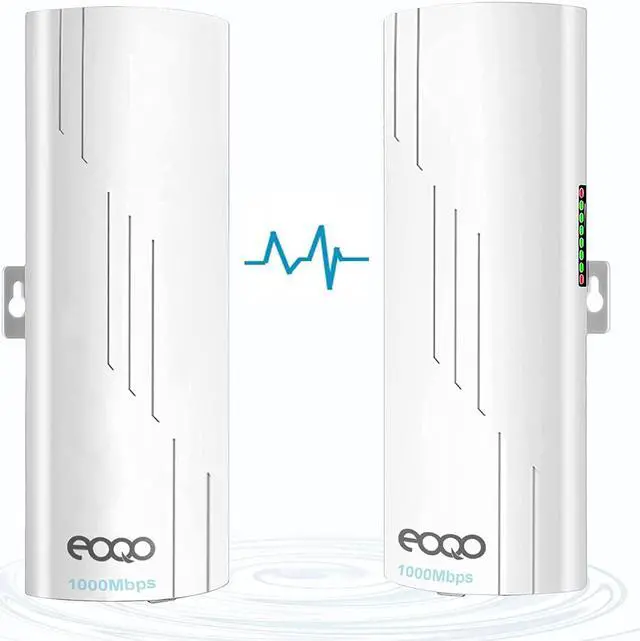 Main image of Point to Point Wireless Bridge Outdoor, 5.8G 1000Mbps Long Range Gigabit Network WiFi Bridges AP CPE Kit with 16dBi High-Gain Antenna for Starlink Satellite Internet Extension 2-Pack