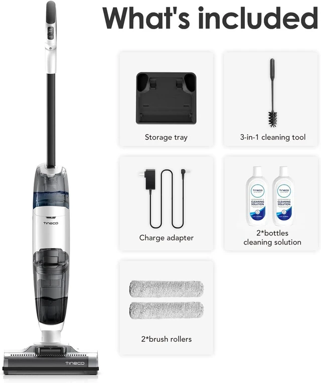 Alt view image 7 of 7 - Tineco iFLOOR 2 Complete Wet Dry Vacuum, Hard Floor, Cordless