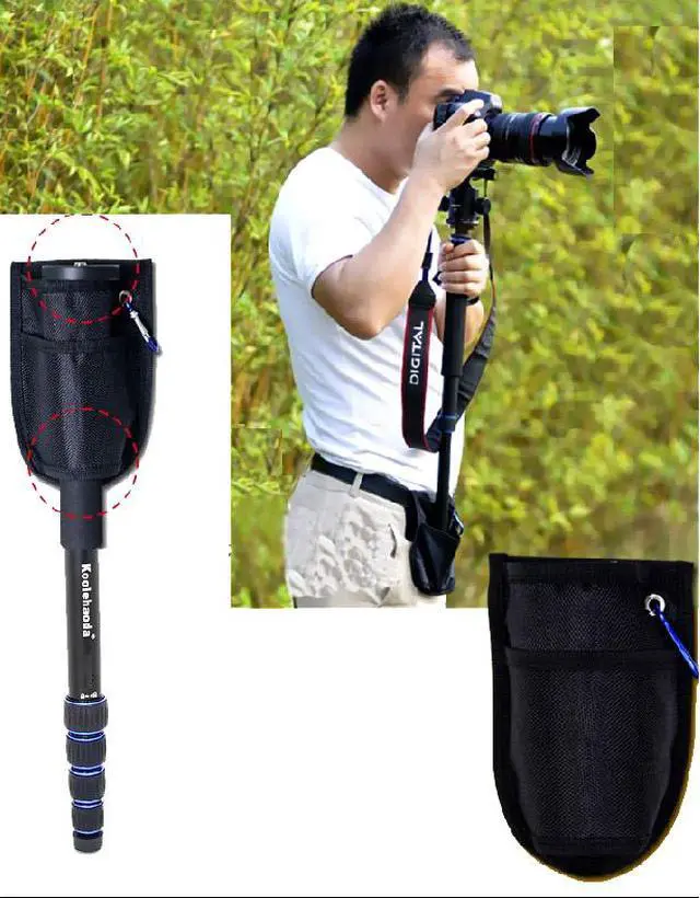 Alt view image 7 of 7 - Koolehaoda Aluminum Camera Monopod & Alpenstock with Handle, 5-Legs Sections,12KG / 26.4 lbs Load Capacity.