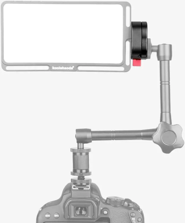 Alt view image 4 of 7 - koolehaoda 1/4" Mini Quick Release Plate System for Tripod, Articulated Arm, Mount LCD Monitors, Magic Arm, LED Light