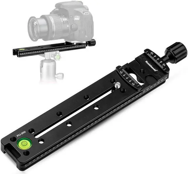 Main image of Koolehaoda 200mm Multifunction Rail Nodal Slide Metal Quick Release Clamp Compatible Arca Swiss (PU-200)