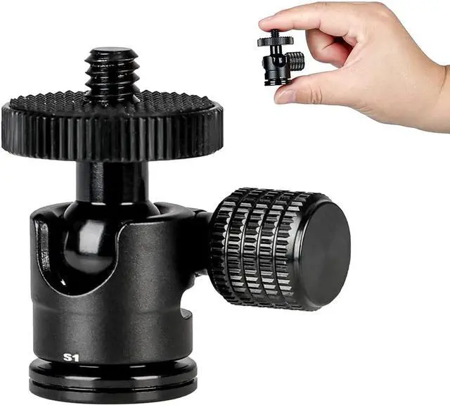 Main image of koolehaoda 3/8 Mini Ball Head for Camera Tripod Monopod (3/8 Ball Head)